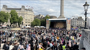 Sharing and caring: British Muslims gather in London to celebrate Eid al-Adha